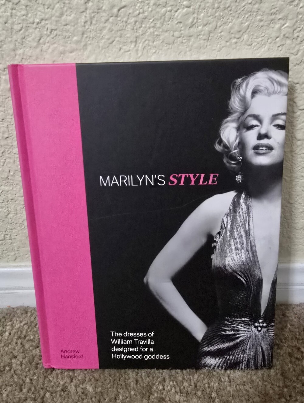 Marilyn's Style Hardcover Book - Pink & Black Cover